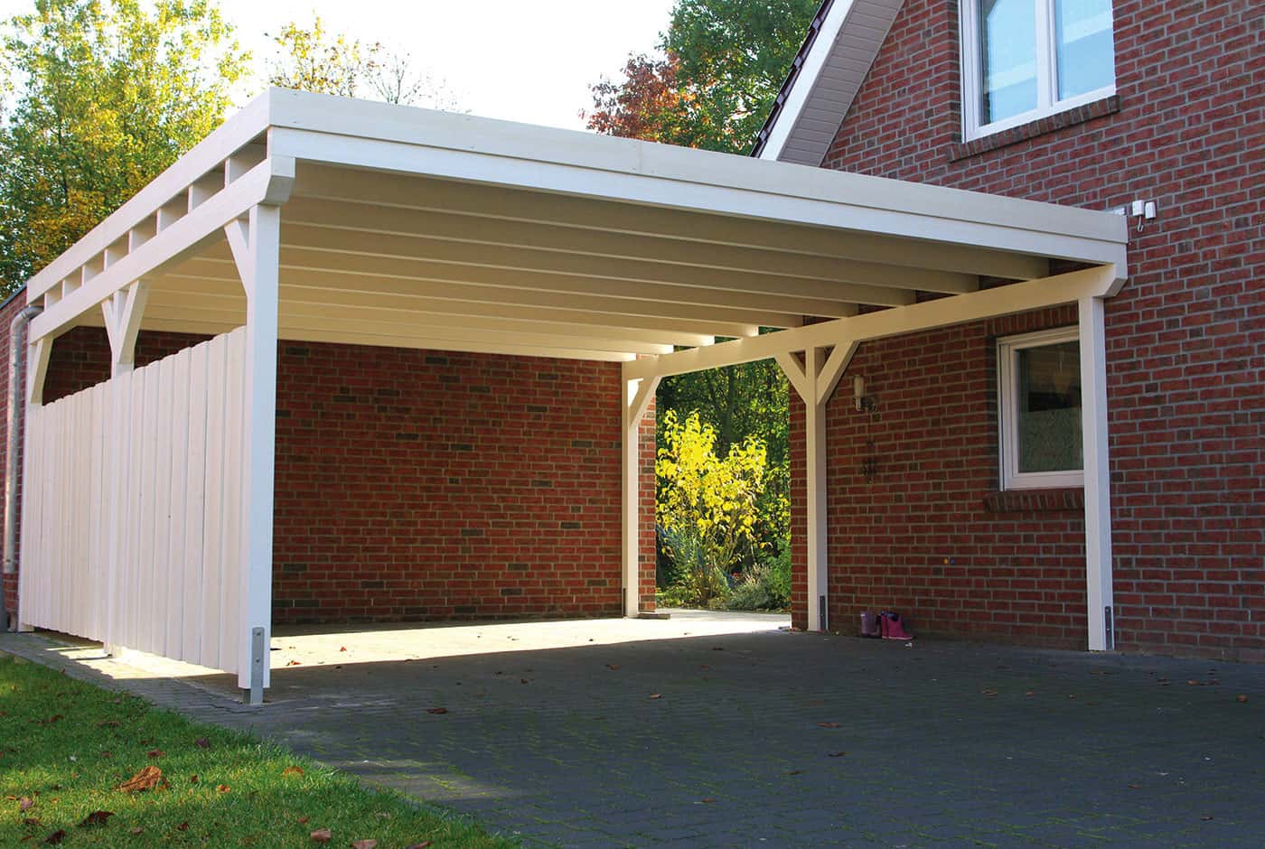 white-carport